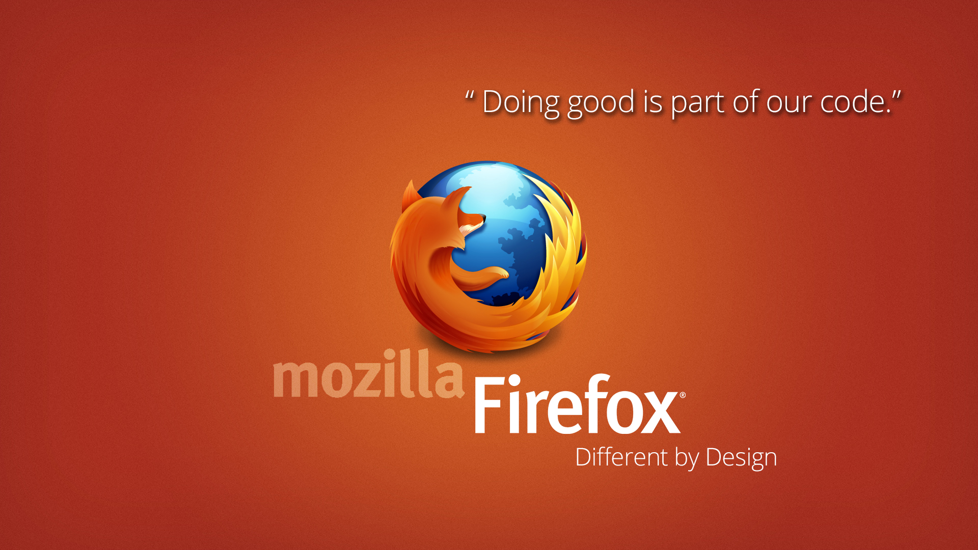 Mozilla Firefox – Different by Design