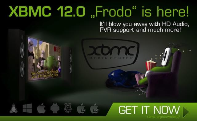 XBMC 12 “Frodo” brings Live TV & Android Support