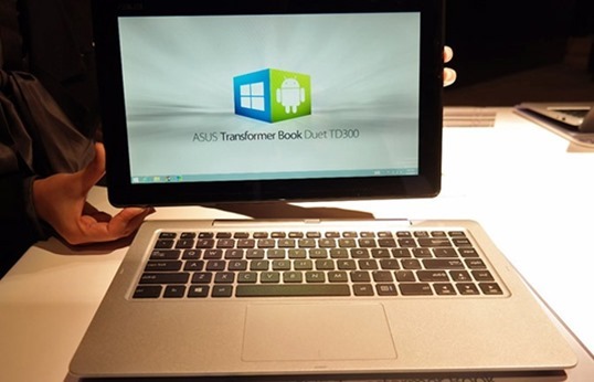 CES 2014: Asus Transformer Book Duet laptop runs Windows 8.1 and Android