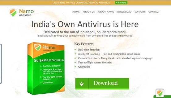 ‘Namo’ Anti-virus Software To Protect PCs