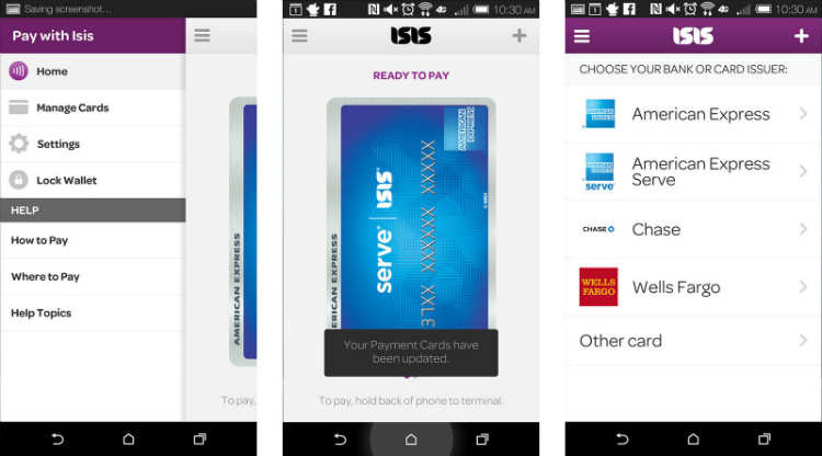 isis_mobile_wallet_android_screens